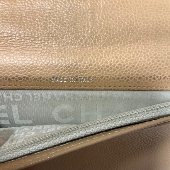 Chanel chocolate bar caviar wallet - Picture 4 of 9